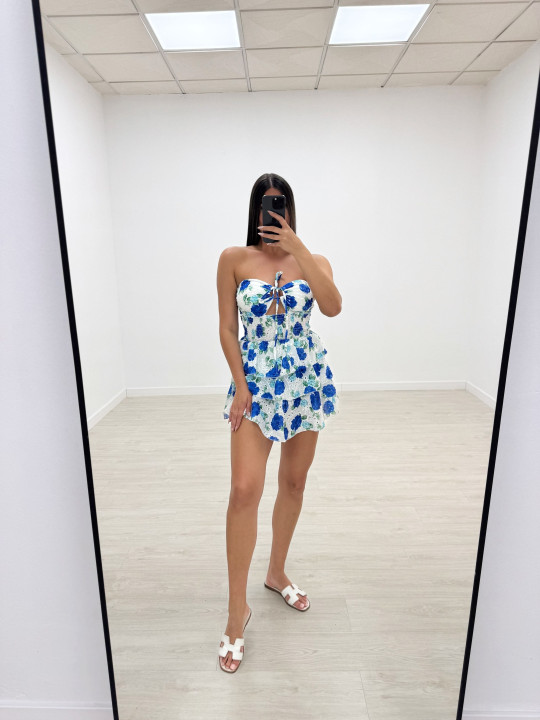 VESTIDO IBIZA AZUL AÑIL VESTIDO IBIZA AZUL AÑIL